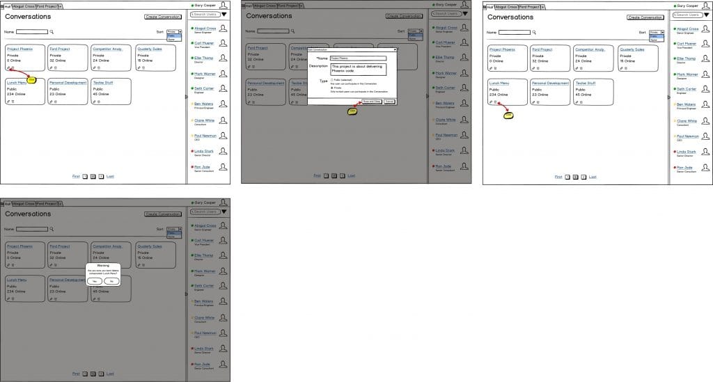 Kandan Edit Conversation Wireframe