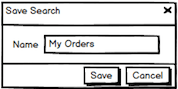 Create Saved Search Dialog-box