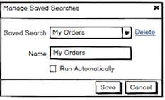 Delete Saved Search