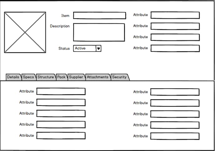Dense Item Page UI