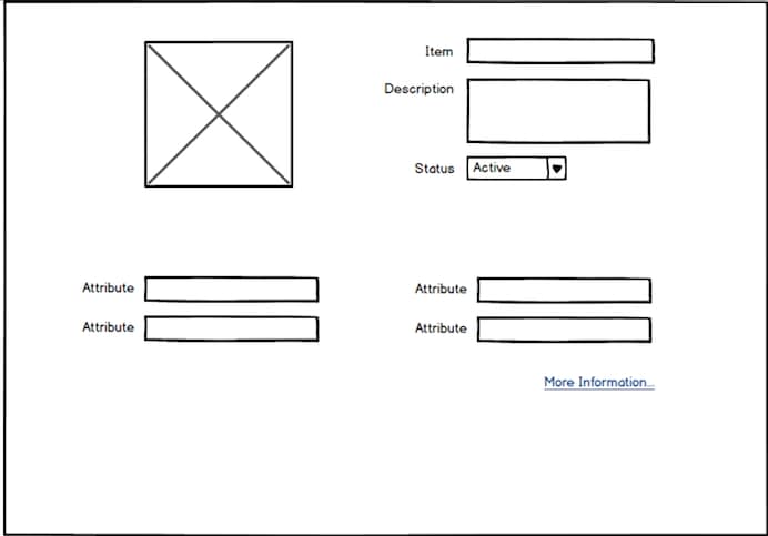 Simplified Item Page UI