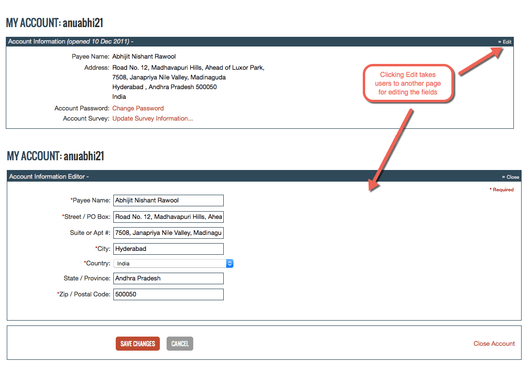 Clickbank Multiple Field Edit