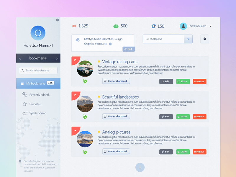 Dashboard by Olivier